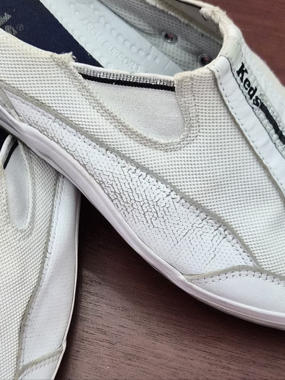 Keds Slip-On Canvas Sneakers for Men - White - Picture 9 of 9